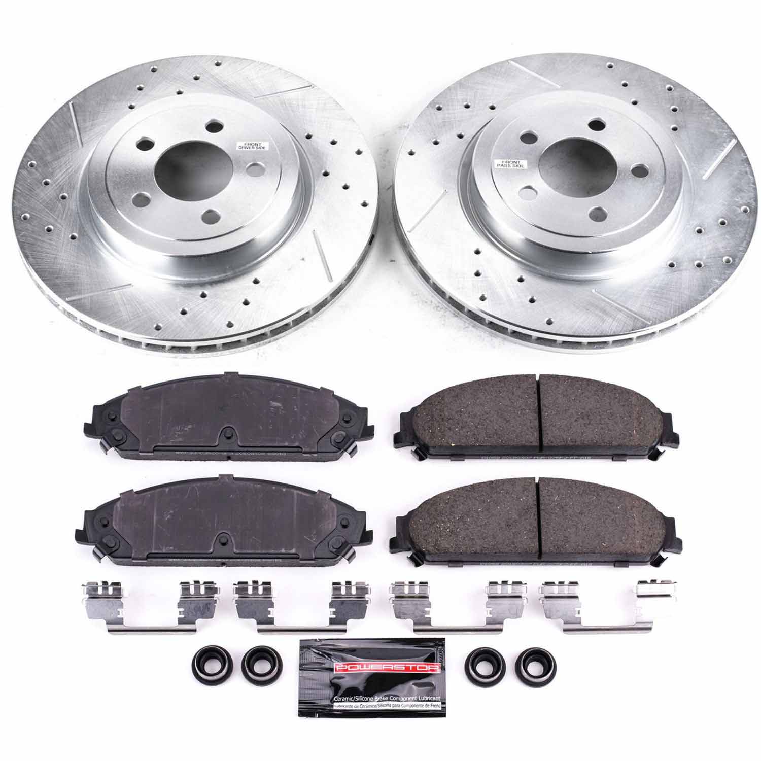 PowerStop Z23 Front Brake Kit Dodge Challenger (09-23) Performance Rotors & Pads K2560