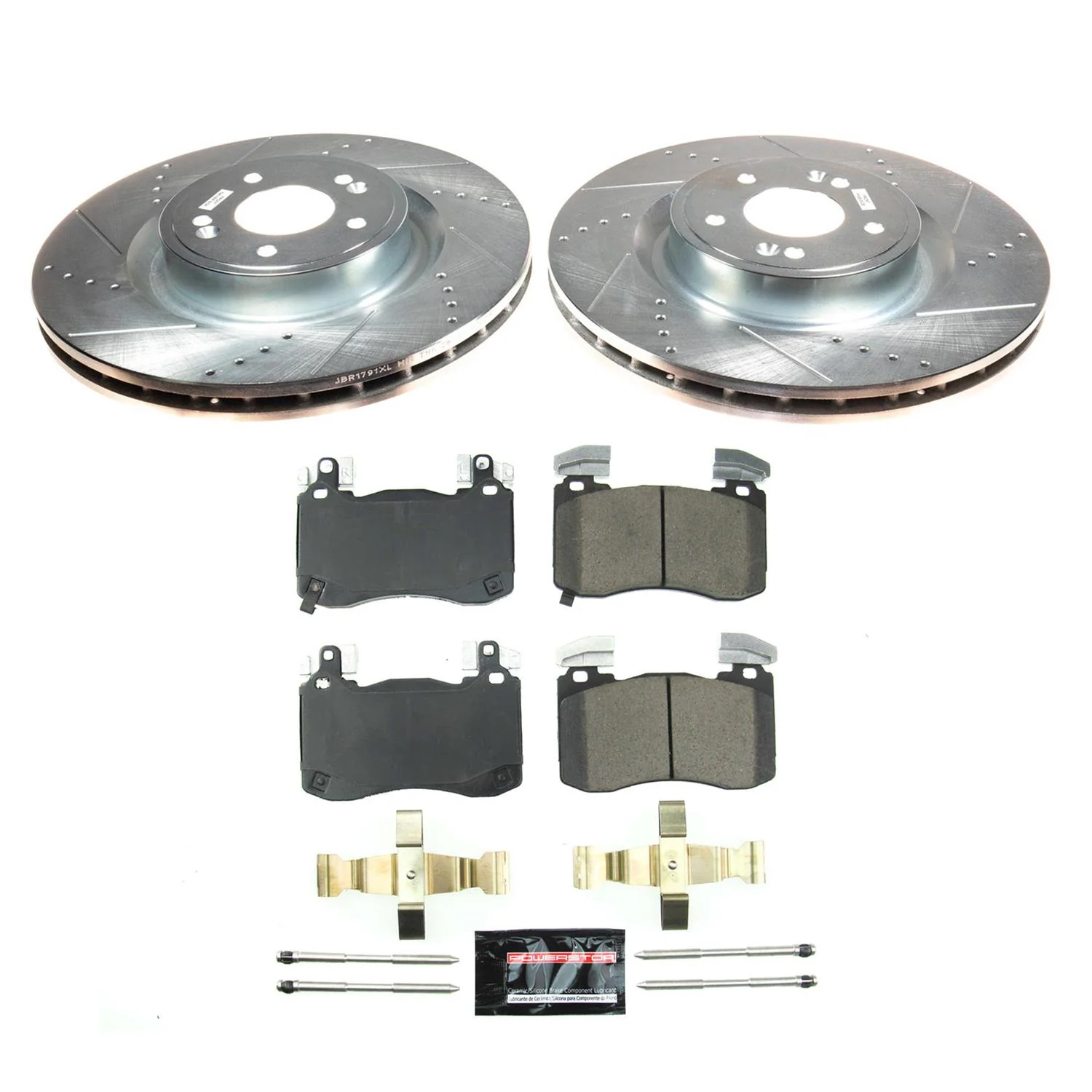 PowerStop Z23 Front Brake Kit Kia Stinger (18–22) Performance Rotors & Pads K8270