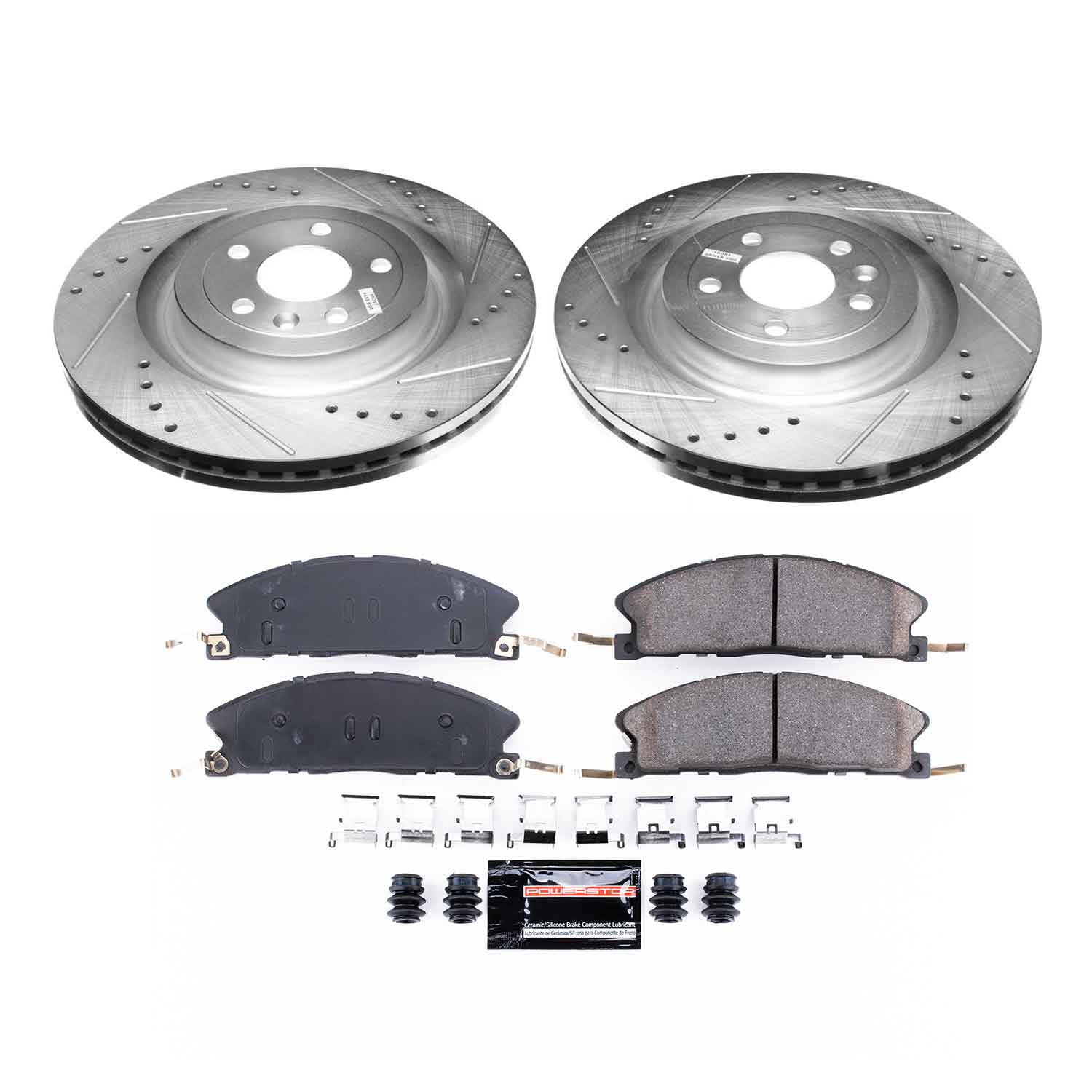 PowerStop Z23 Front Brake Kit Ford Police Interceptor (13–19) Special Service Police Sedan (14–18) Performance Rotors & Pads K6374
