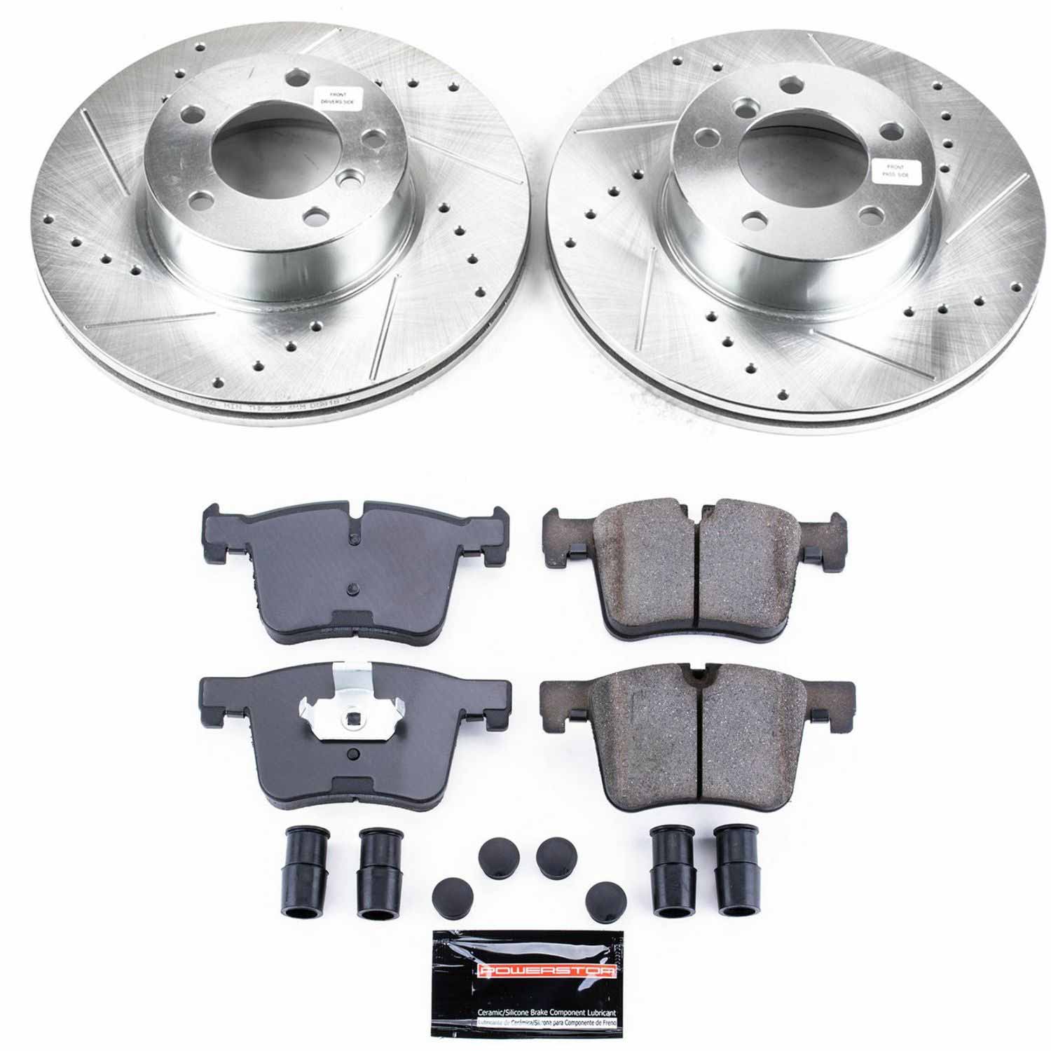 PowerStop Z23 Rear Brake Kit BMW F32 / F36 428i (14-16) 430i (17-20) Performance Rotors & Pads K6852