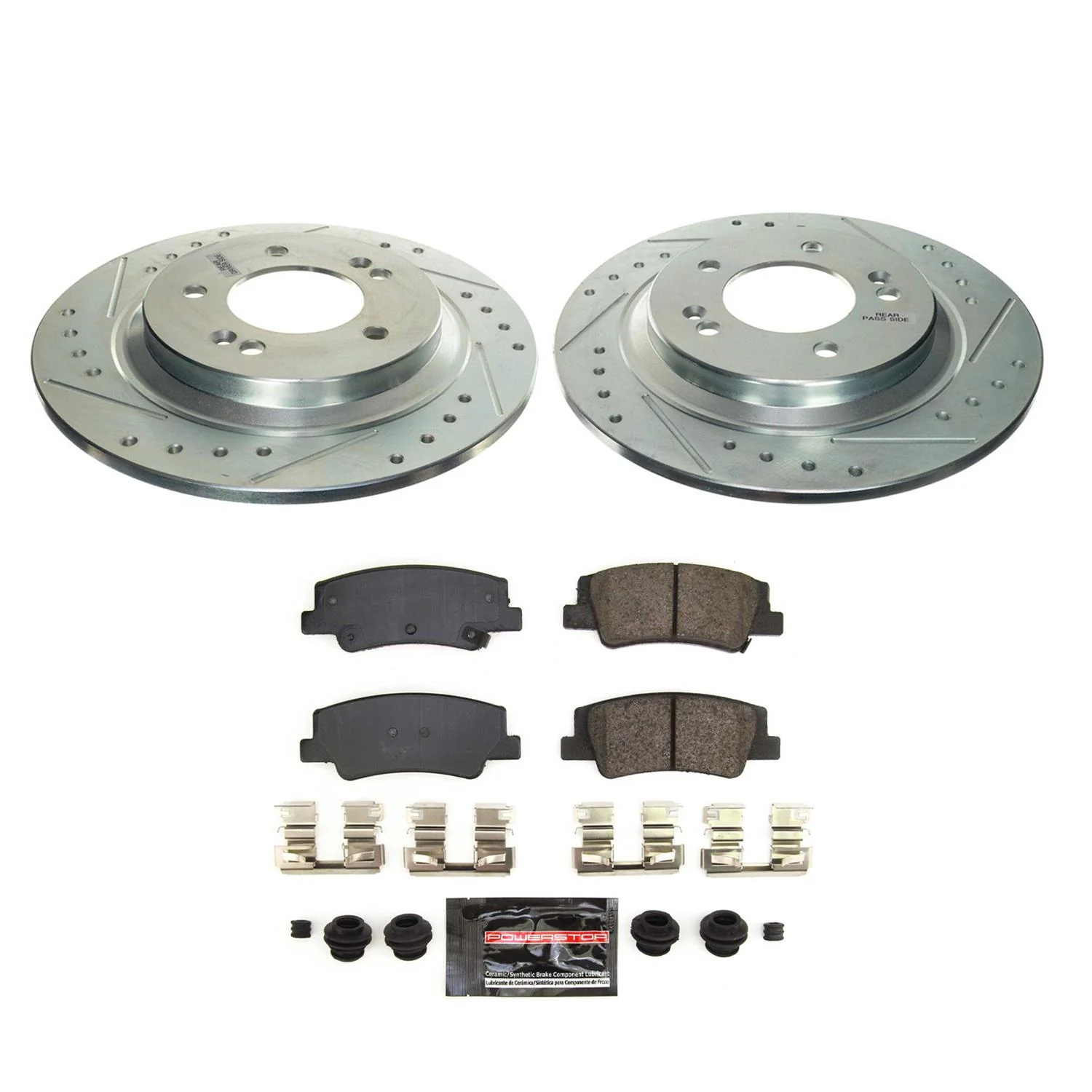 PowerStop Z23 Rear Brake Kit Kia K5 (21 -24) Performance Rotors & Pads K8772