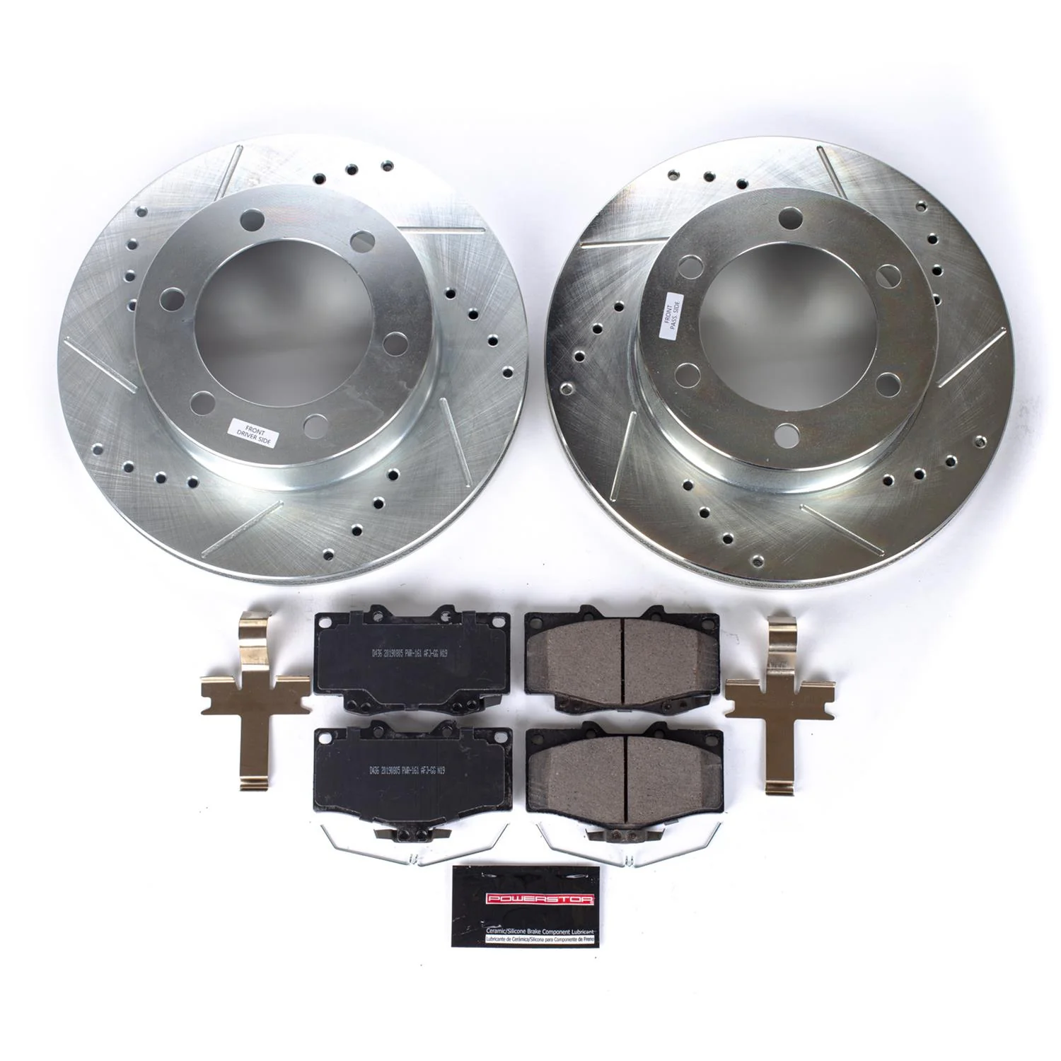 PowerStop Z23 Front Brake Kit Toyota Tacoma (95–04)Performance Rotors & Pads K1233
