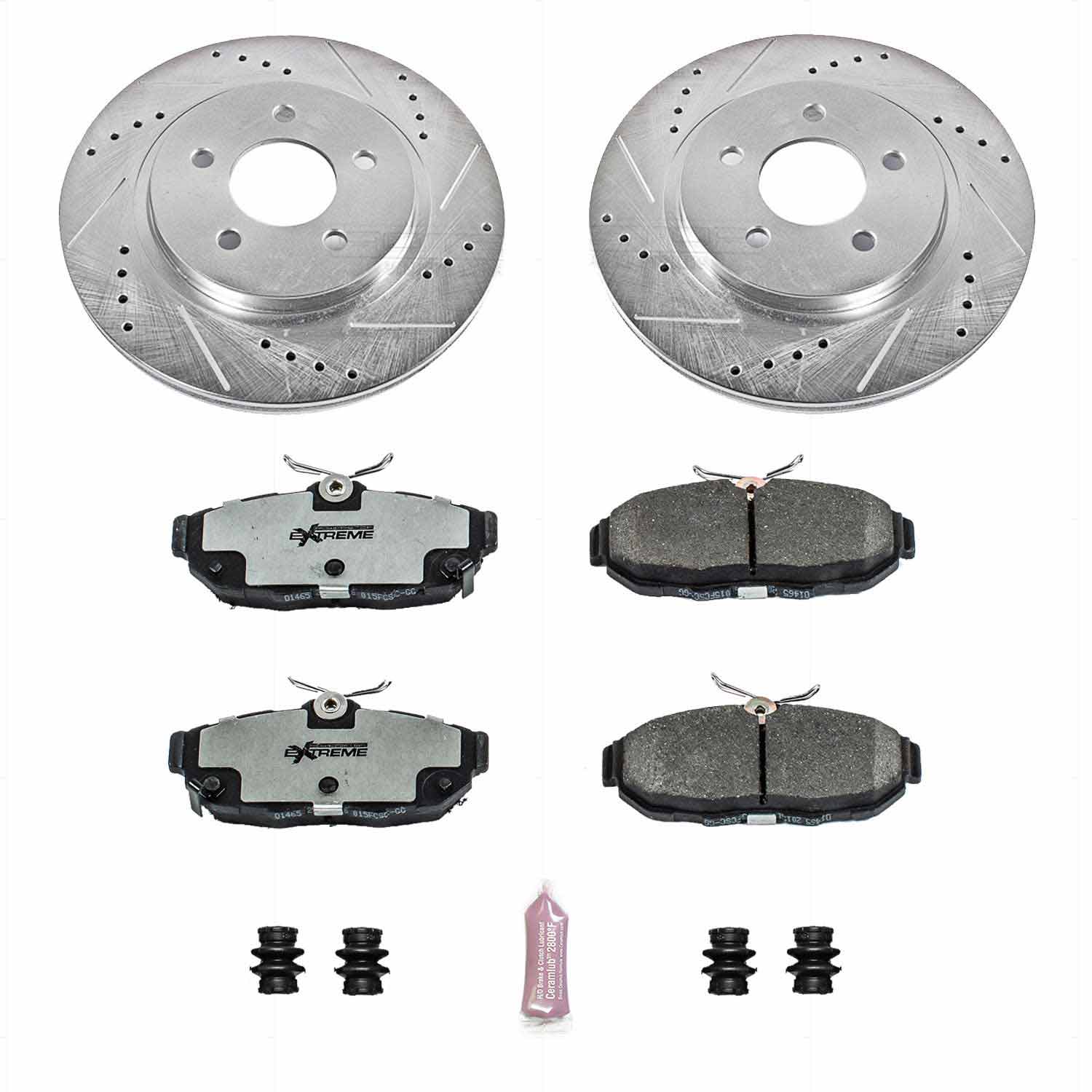 PowerStop Z26 Rear Brake Kit Ford Mustang S197 (11-14) Performance Rotors & Pads K4749-26