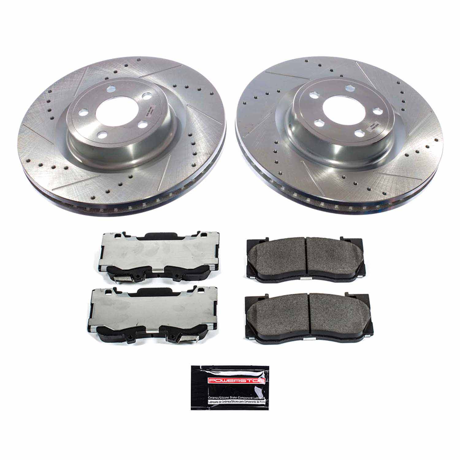 PowerStop Z26 Front Brake Kit Ford Mustang S550 (21-23) Performance Rotors & Pads K9029-26