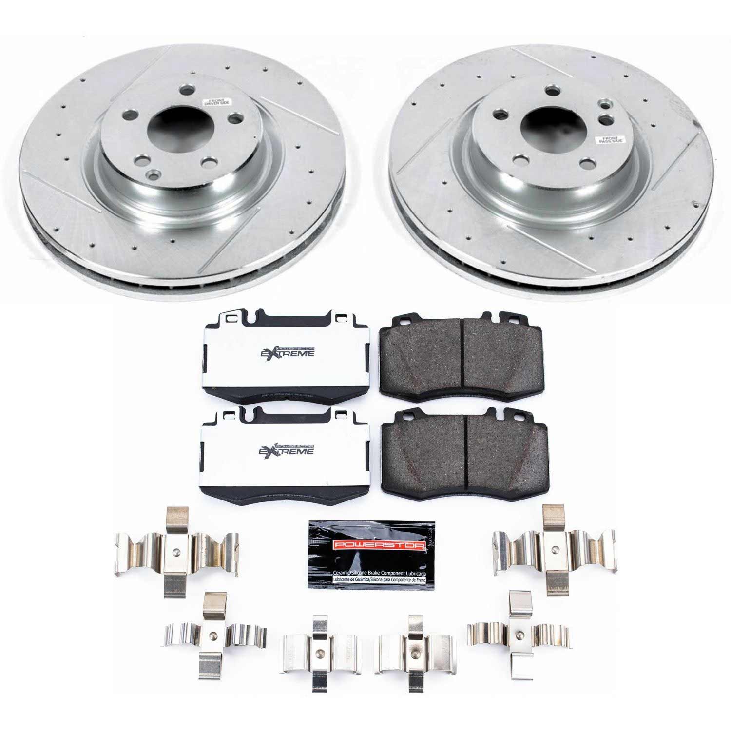 PowerStop Z26 Front Brake Kit Mercedes E550 (07-09) Performance Rotors & Pads K6599-26