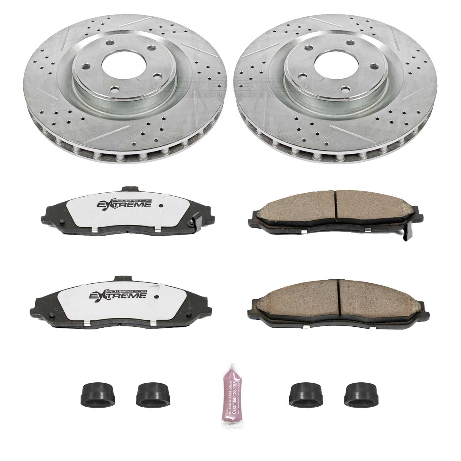 PowerStop Z26 Rear Brake Kit Corvette C6 (05–13) Performance Rotors & Pads K1417-26