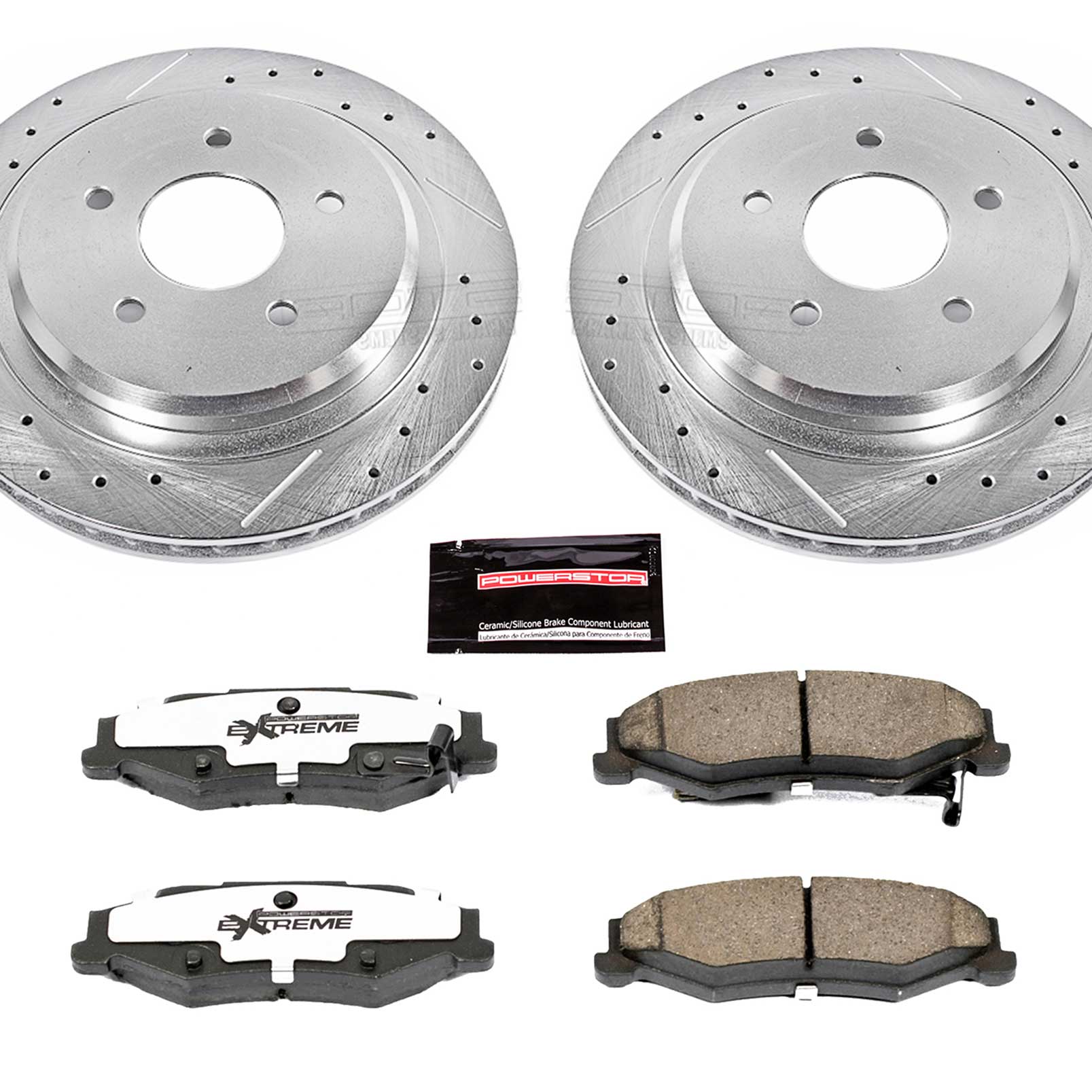 PowerStop Z26 Rear Brake Kit Corvette C5 / C9 (97–13) Performance Rotors & Pads K1563-26
