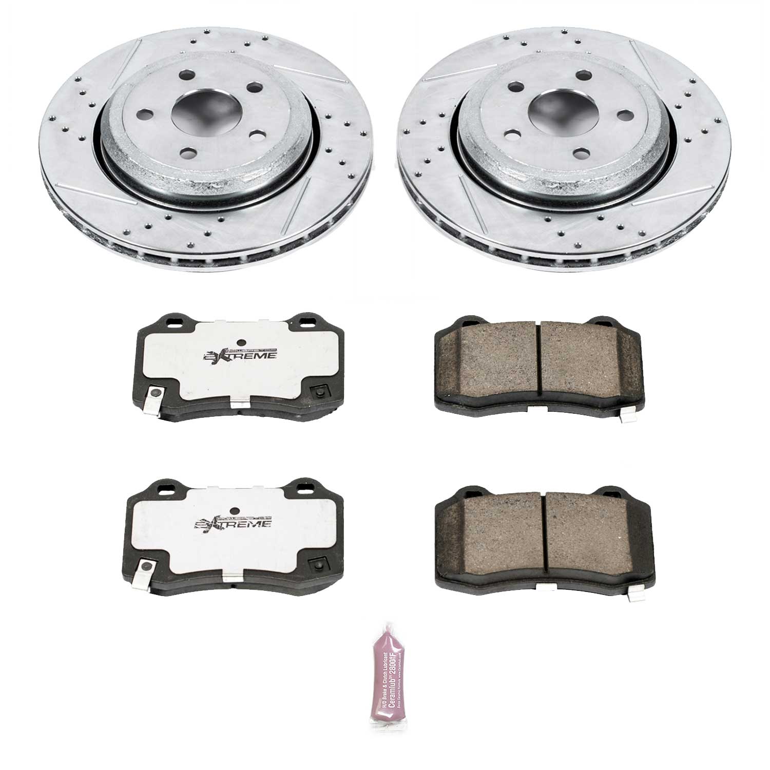 PowerStop Z26 Rear Brake Kit Dodge Durango SRT (18-19) Performance Rotors & Pads K5956-26