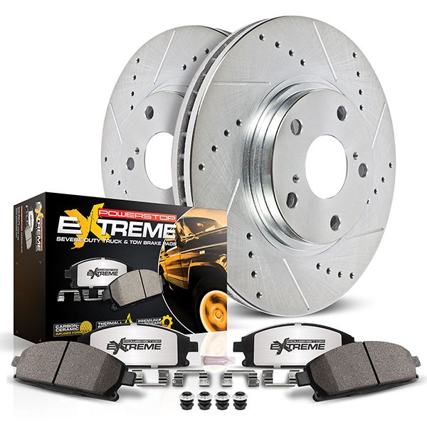 PowerStop Z36 Rear Brake Kit Lexus LX570 (08-21) Performance Rotors & Pads K3073-36 - Image 2