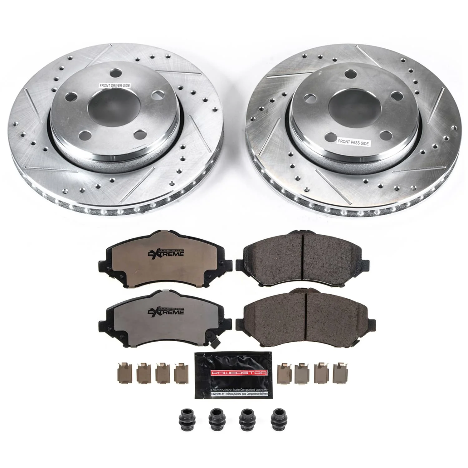 PowerStop Z36 Front or Rear Brake Kit Jeep Wrangler (07-17) Wrangler JK (2018) Performance Rotors & Pads w/ or w/ out Caliper - Image 2