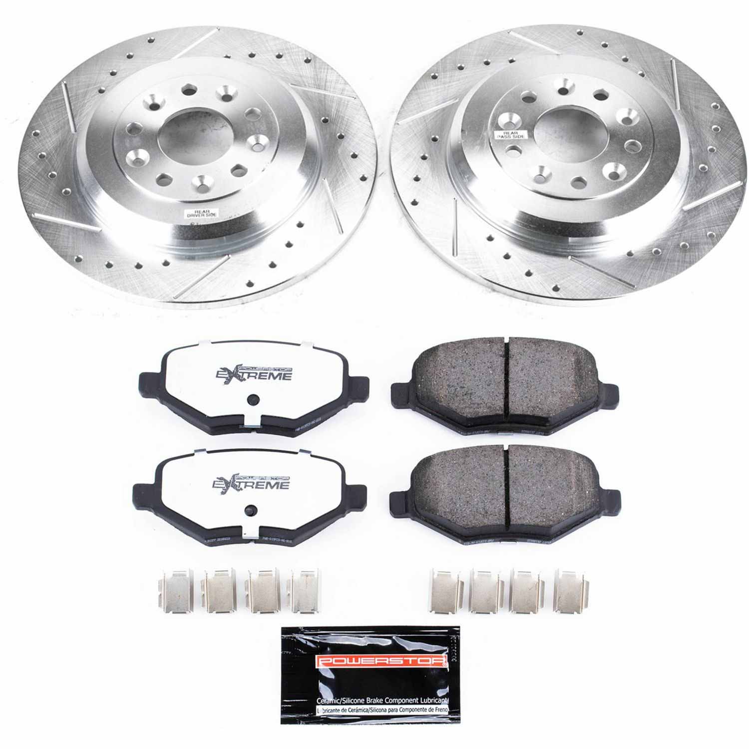 PowerStop Z36 Front Brake Kit Ford Taurus (11-19) Performance Rotors & Pads K5583-36