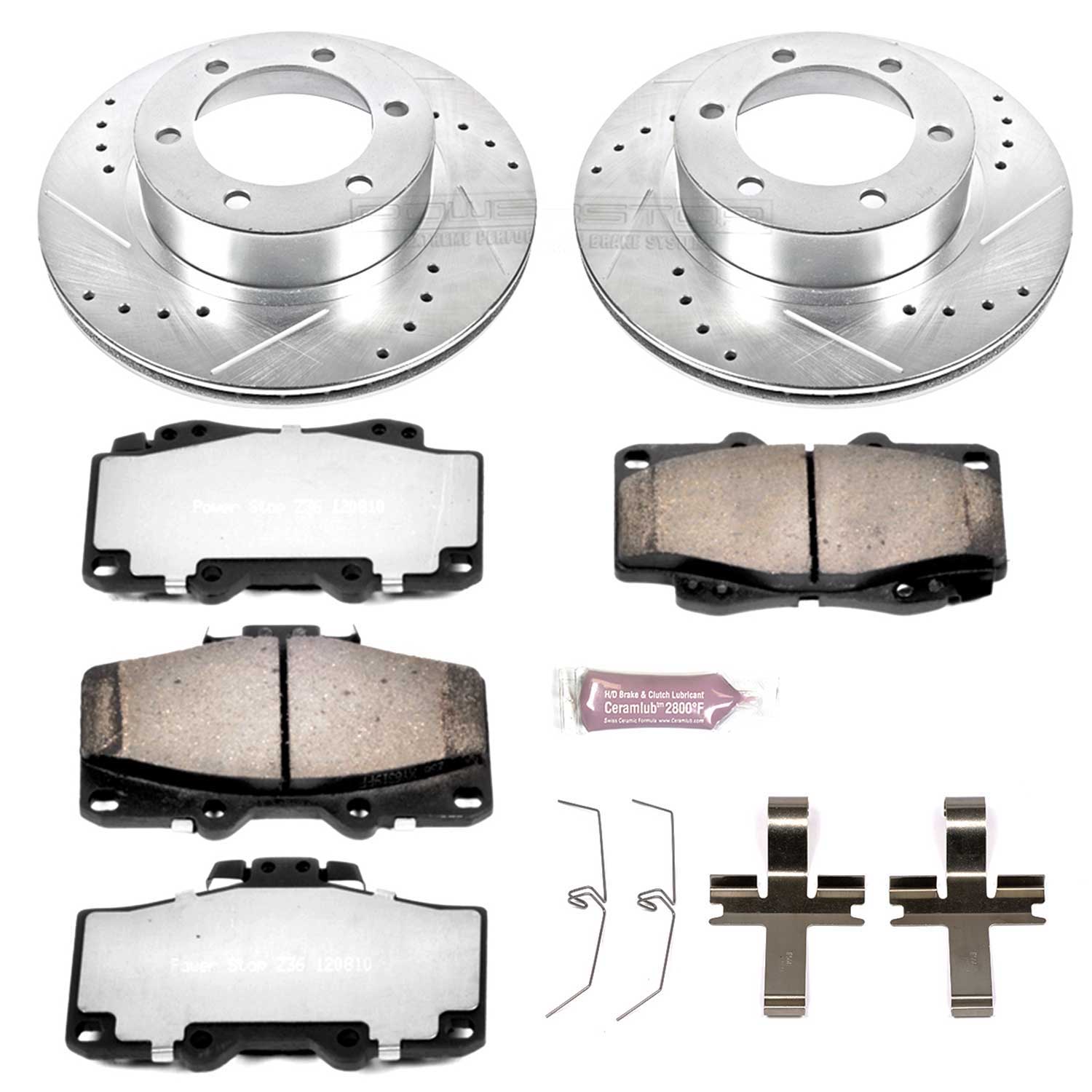 PowerStop Z36 Front Brake Kit Toyota 4Runner (95-02) Performance Rotors & Pads w/ 297mm or 319mm Rotors - Image 7