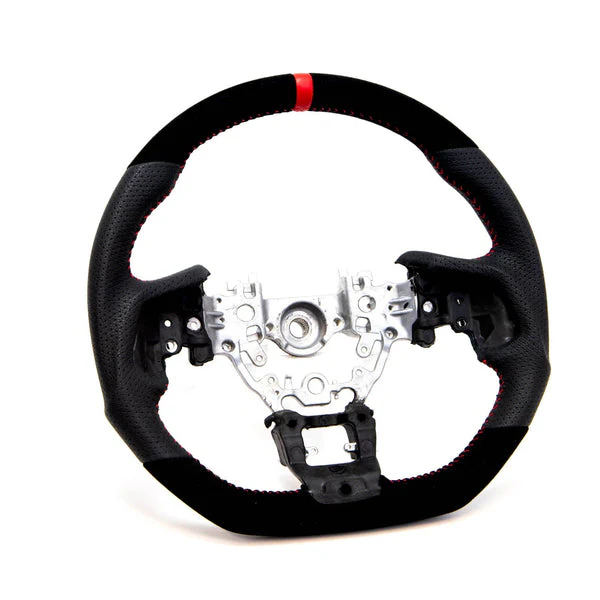 PRL Motorsports Steering Wheel for Honda Civic FC / FK8 (2016-2021) Carbon / Leather / Suede with Red & Blue Stitching