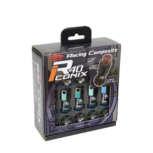 Project Kics Lug Nuts Set [R40 Iconix Racing Composite] 12X1.5 or 12X1.25 - Image 16