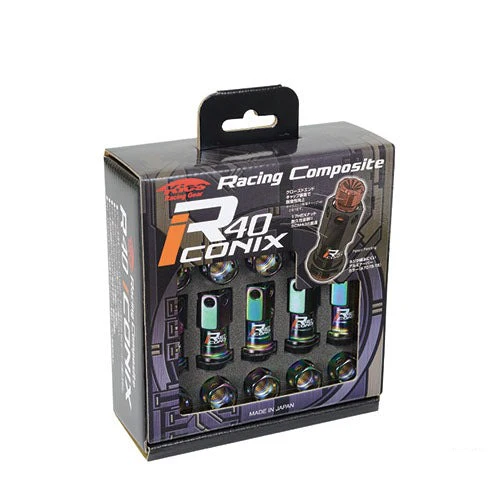 Project Kics Lug Nuts Set [R40 Iconix Racing Composite] 12X1.5 or 12X1.25 - Image 18