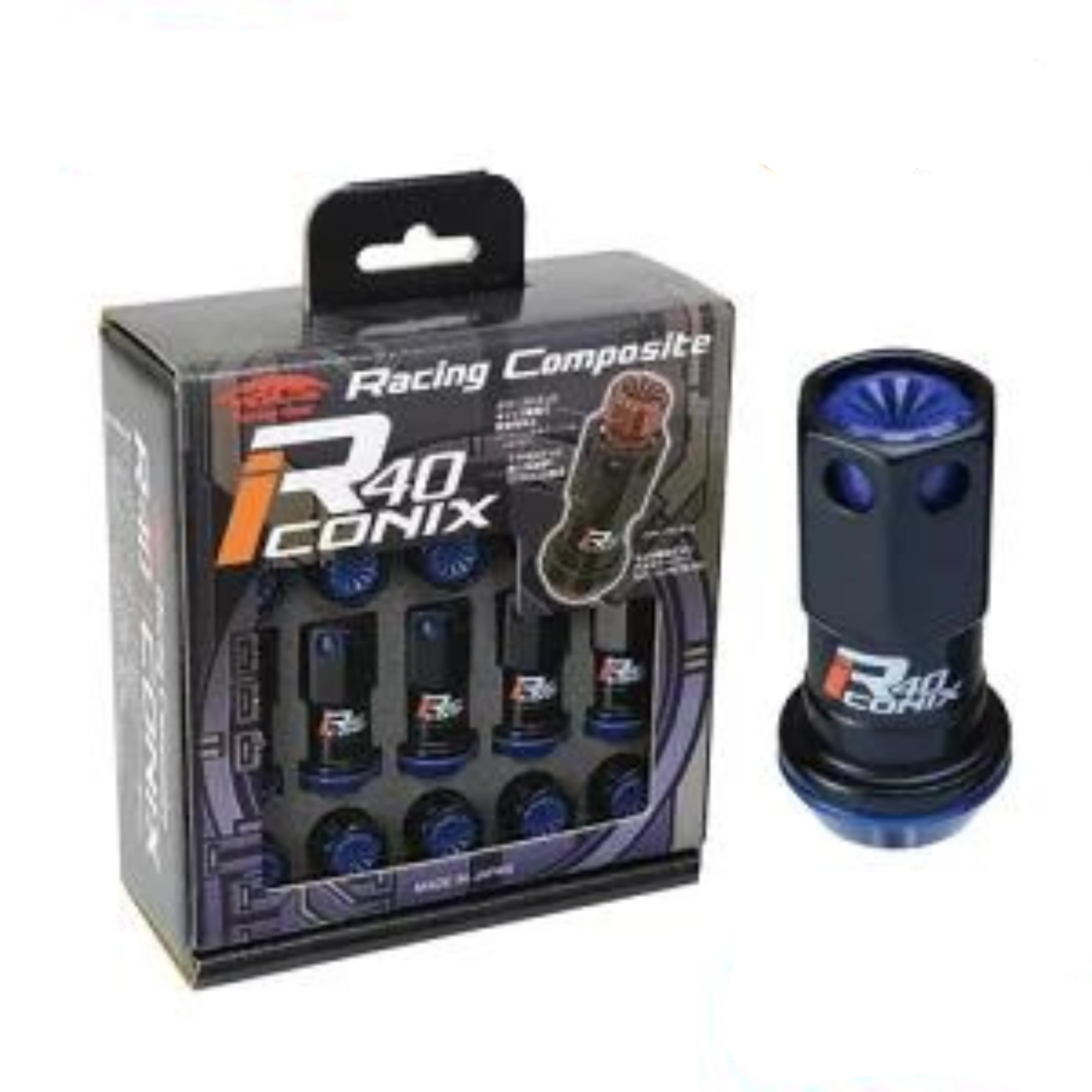 Project Kics Lug Nuts Set [R40 Iconix Racing Composite] 12X1.5 or 12X1.25 - Image 8