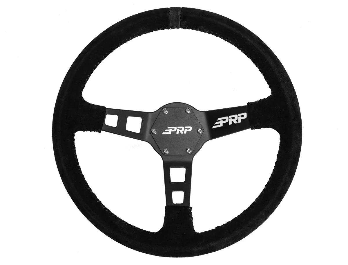 PRP Deep Dish Steering Wheel [6 Point Bolt Pattern] Leather or Suede - Image 7
