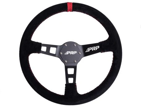 PRP Deep Dish Steering Wheel [6 Point Bolt Pattern] Leather or Suede - Image 9