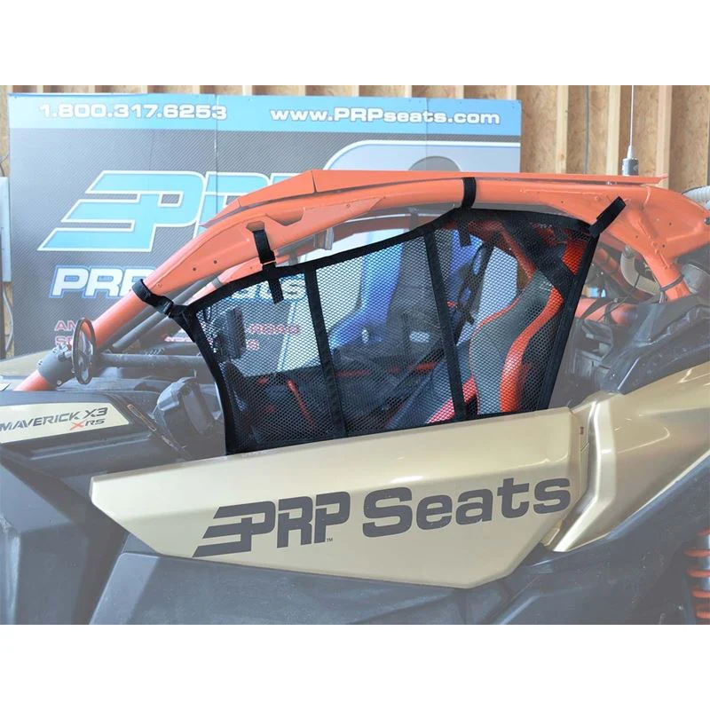 PRP Mesh Window Net Can-Am Maverick X3 (2017) [w/ Stock Door & Stock Cage] Nylon Mesh - Image 2
