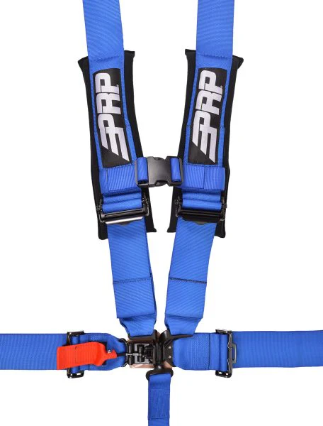 PRP Racing 5.3 Harness (5 Point w/ 3" Belts) - Black/ Red/ Orange/ Blue/ Yellow/ Silver - Image 2