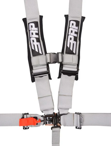 PRP Racing 5.3 Harness (5 Point w/ 3" Belts) - Black/ Red/ Orange/ Blue/ Yellow/ Silver - Image 6