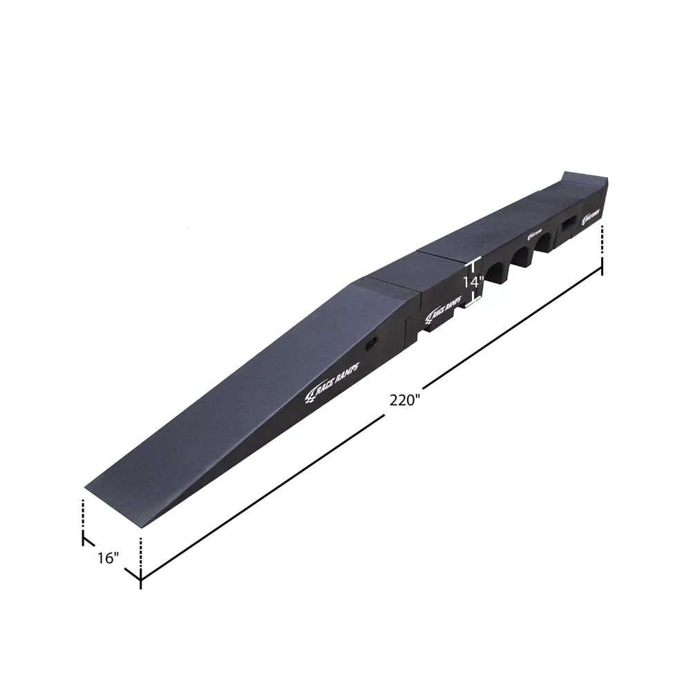 Race Ramps 14" Portable Pit Stop Rams (10.4 Degree Approach Angle) Standard or Race 15" Scale Cutouts Models - Image 12