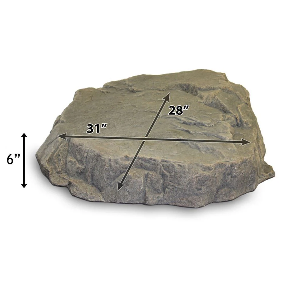 Race Ramps Show Rock (6" H / 10" H / 17" H) Riverbed / Sandstone / Fieldstone Finish - Image 14