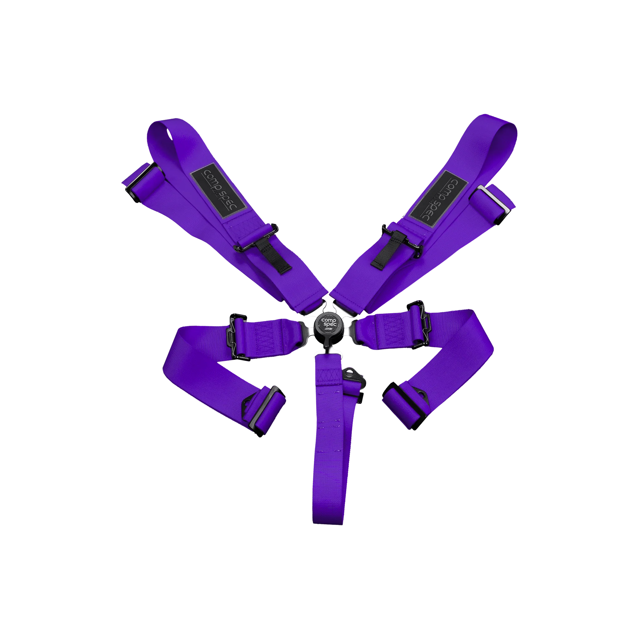 DND Racing Harness (Comp Spec -SFI Approved) 5 Point - Black / Purple / Red / Gray