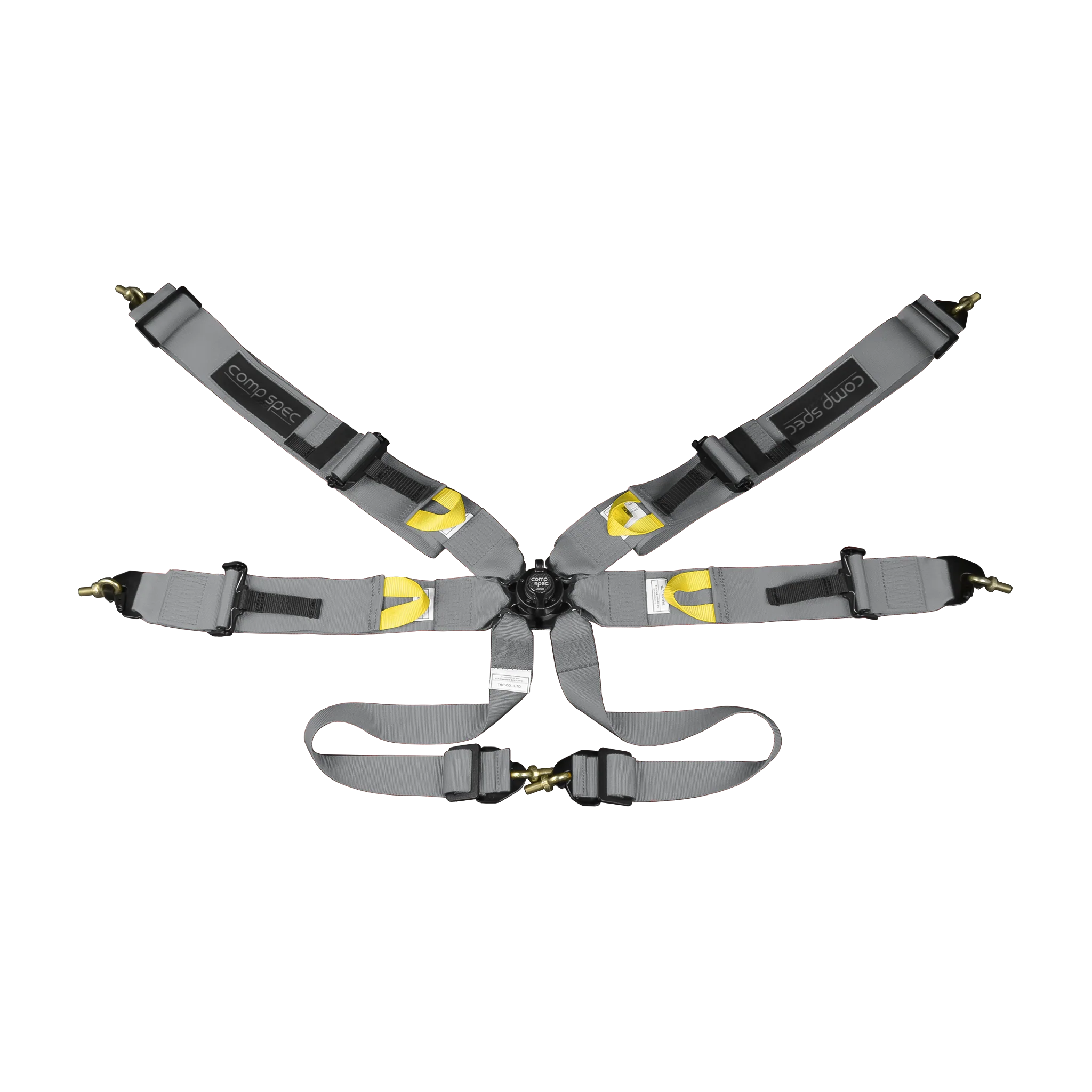 DND Racing Harness (Comp Spec - FIA Approved) 6 Point - Black / Purple / Red / Gray - Image 3
