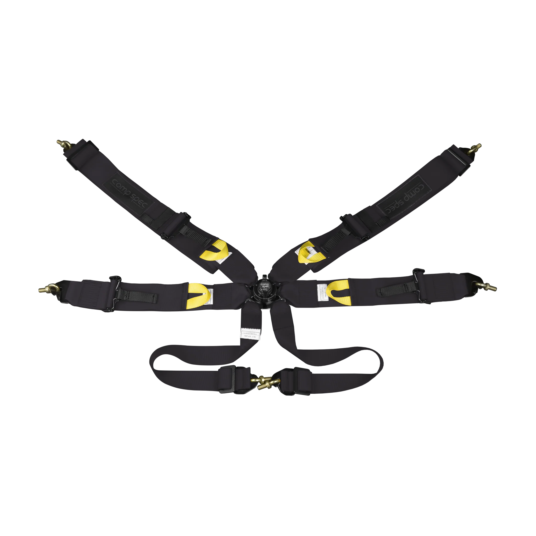 DND Racing Harness (Comp Spec - FIA Approved) 6 Point - Black / Purple / Red / Gray - Image 4