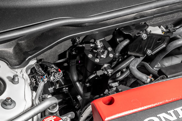Radium Engineering Catch Can Kit Honda Civic FK8 Type-R (17-21) FL5 Type-R (22-24) Fluid Lock - Single CCV or Single PCV / Dual Catch - Image 5