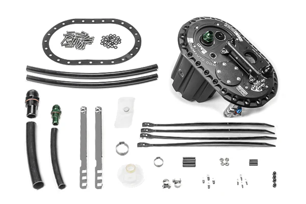 Radium Engineering FCST-X Surge Tank - Walbro GSS342/ AEM 50-1200/ DW440/ Walbro GSS342/ Bosch BR540/ F90000267/274/285/ Brushless Ti Automotive E5LM - Image 9
