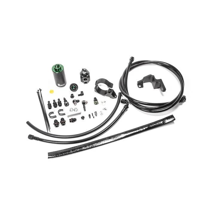 Radium Engineering Fuel Hanger Plumbing Kit Corvette (2009-2013) Stainless - 20-0983-03