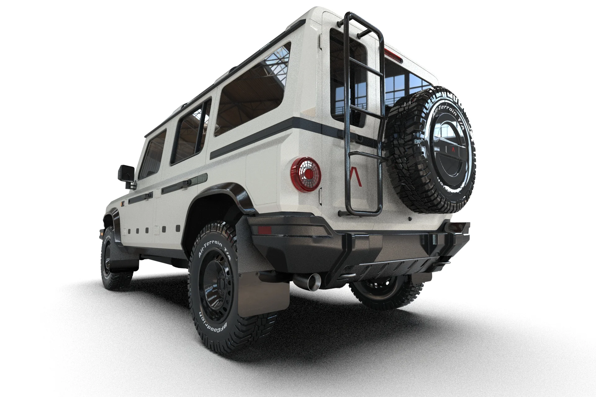 Rally Armor Mud Flaps Ineos Grenadier & Quartermaster (2023-2025) Metallic Black or Grey - Image 2