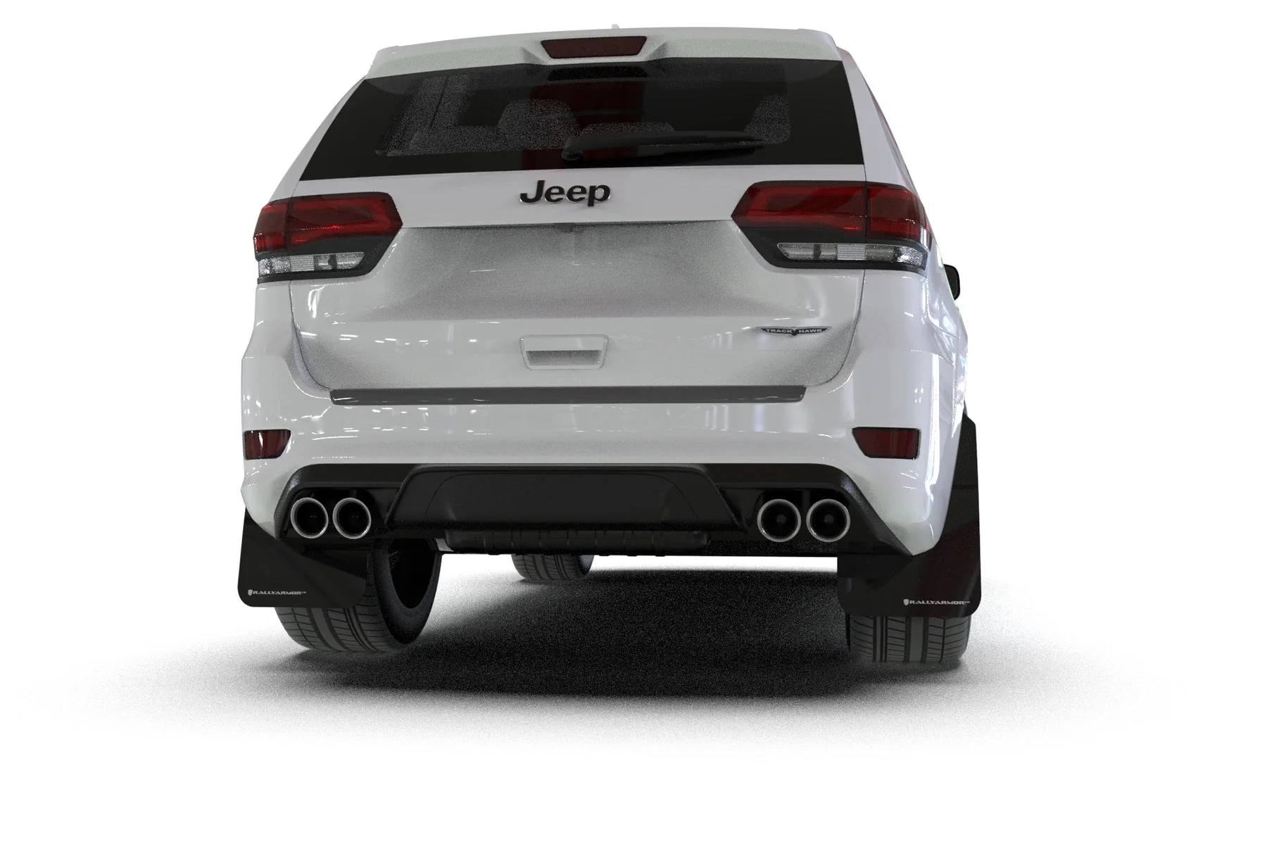 Rally Armor Mud Flaps Jeep Grand Cherokee SRT Trackhawk (2018-2022) Black - Image 3