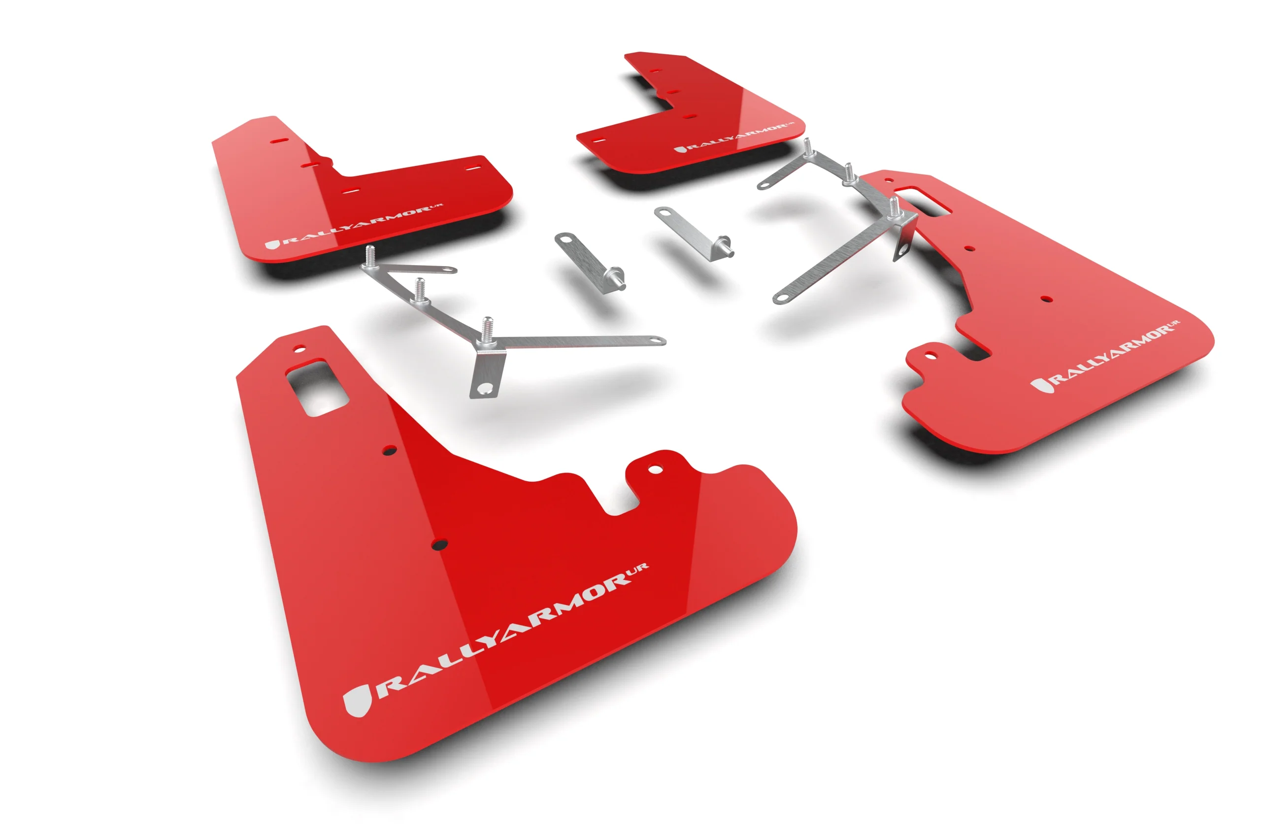 Rally Armor Mud Flaps Subaru BRZ / Toyota GR86 86 (2022-2024) Black / Red - Image 6