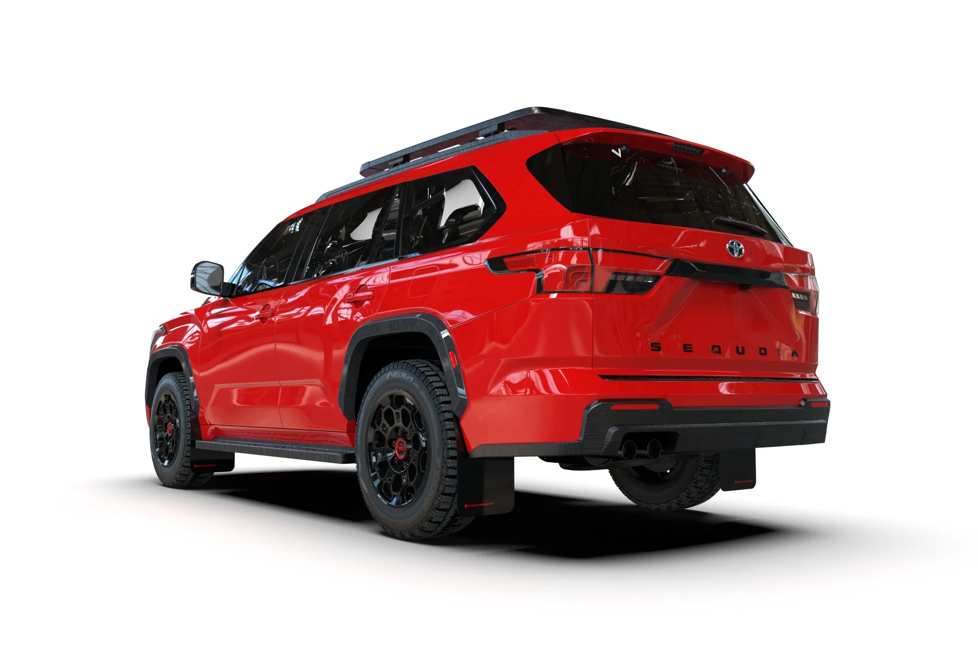 Rally Armor Mud Flaps Toyota Sequoia (2023-2024) Black - Image 4