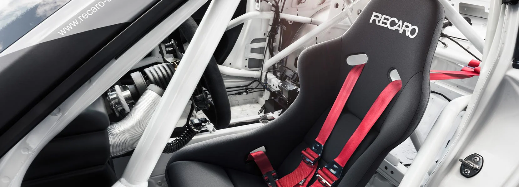 Recaro Pole Position N.G Racing Seats (Red / Black / Leather / Velour / Suede) FIA Approved - Image 6