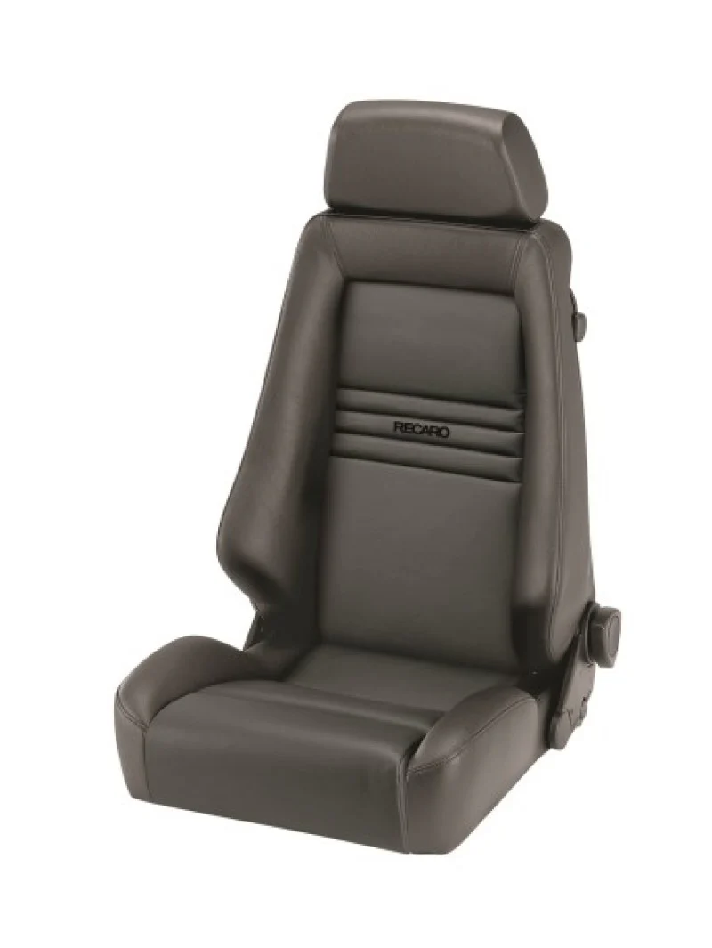 Recaro Specialist S Bucket Seats (Black Gray Beige / Leather / Nardo / Artista) White Logo - Image 7