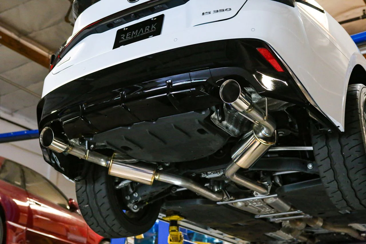 Remark Exhaust Lexus IS300 4 Cyl / IS350 V6 RWD & AWD (21-25) Axleback Muffler Version - Stainless or Burnt Tips - Image 6