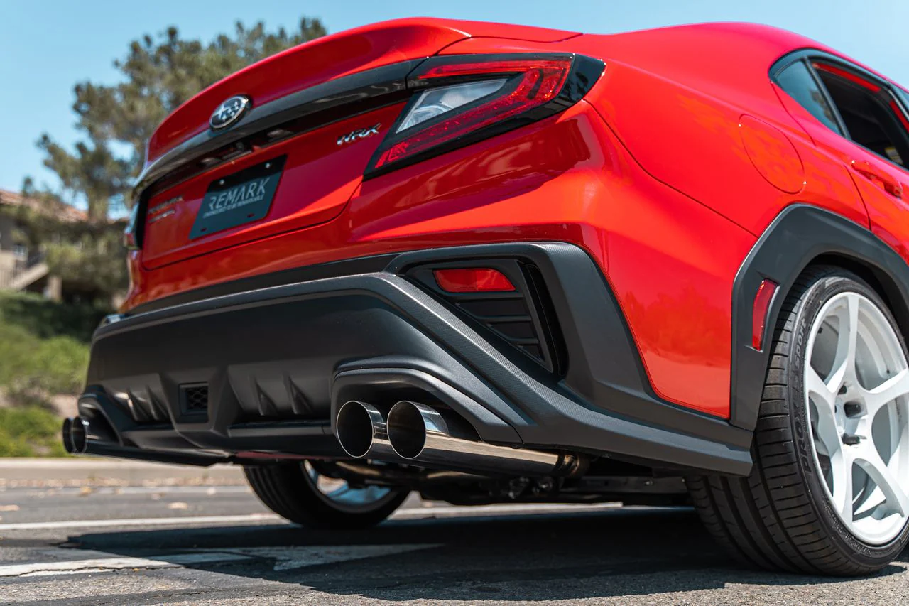 Remark Exhaust Subaru WRX VB (22-25) Axleback Boso Edition - Stainless / Burnt Stainless / Burnt Blue Stainless Tips - Image 13