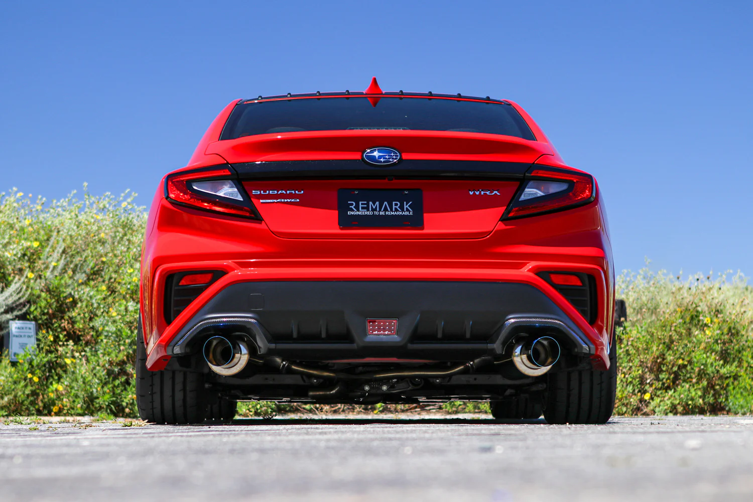 Remark Axleback Exhaust Subaru WRX VB (22-25) R1 Dual Canister w/ 4" Slant Polished or Burnt Tips - Image 17