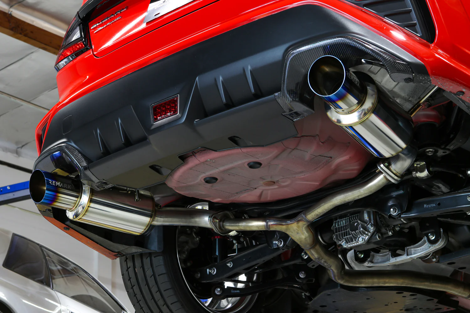 Remark Axleback Exhaust Subaru WRX VB (22-25) R1 Dual Canister w/ 4" Slant Polished or Burnt Tips - Image 9
