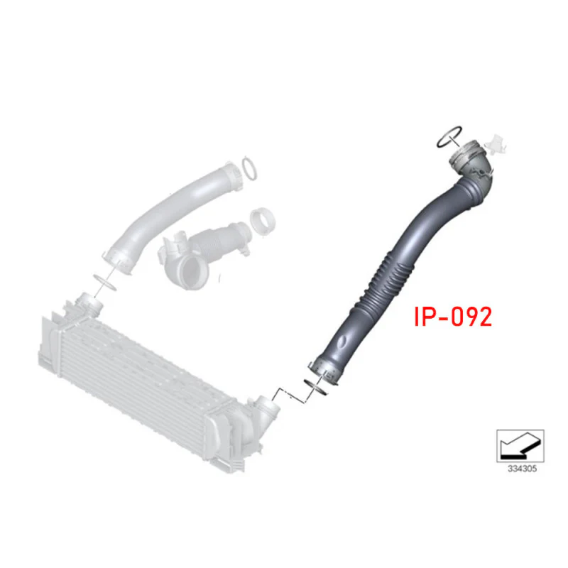Rev9 Charge Pipe Kit for BMW 428i F32/ F33 / F36 RWD / xDrive AWD (2014–2016) Bolt-On Replacement IP-092 - Image 5