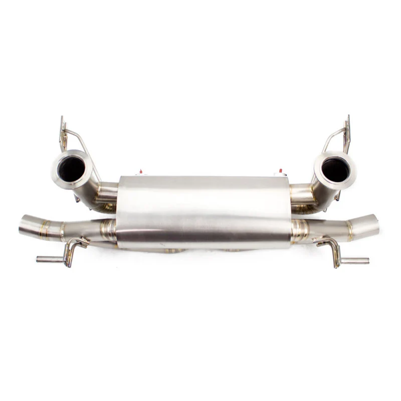 Rev9 Exhaust for Audi R8 Type 42 4.2L V8 / V10 (2008-2015) 2.75" or 3" Catback Valved Controlled Titanium - Image 2