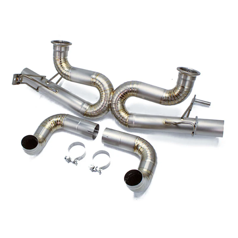 Rev9 Exhaust for Audi R8 Type 42 4.2L V8 (08-15) 5.2L V10 (09-15) Standard or Track Catback with Stainless Steel or Titanium Finish - Image 20