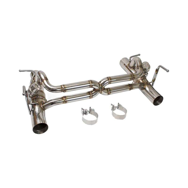 Rev9 Exhaust for Ferrari 488 GTB / Spider 3.9L Twin-Turbo V8 (2015–2020) 3" FlowMAXX Axleback Dual Tone - Sport / Race Spec / Titanium - Image 7