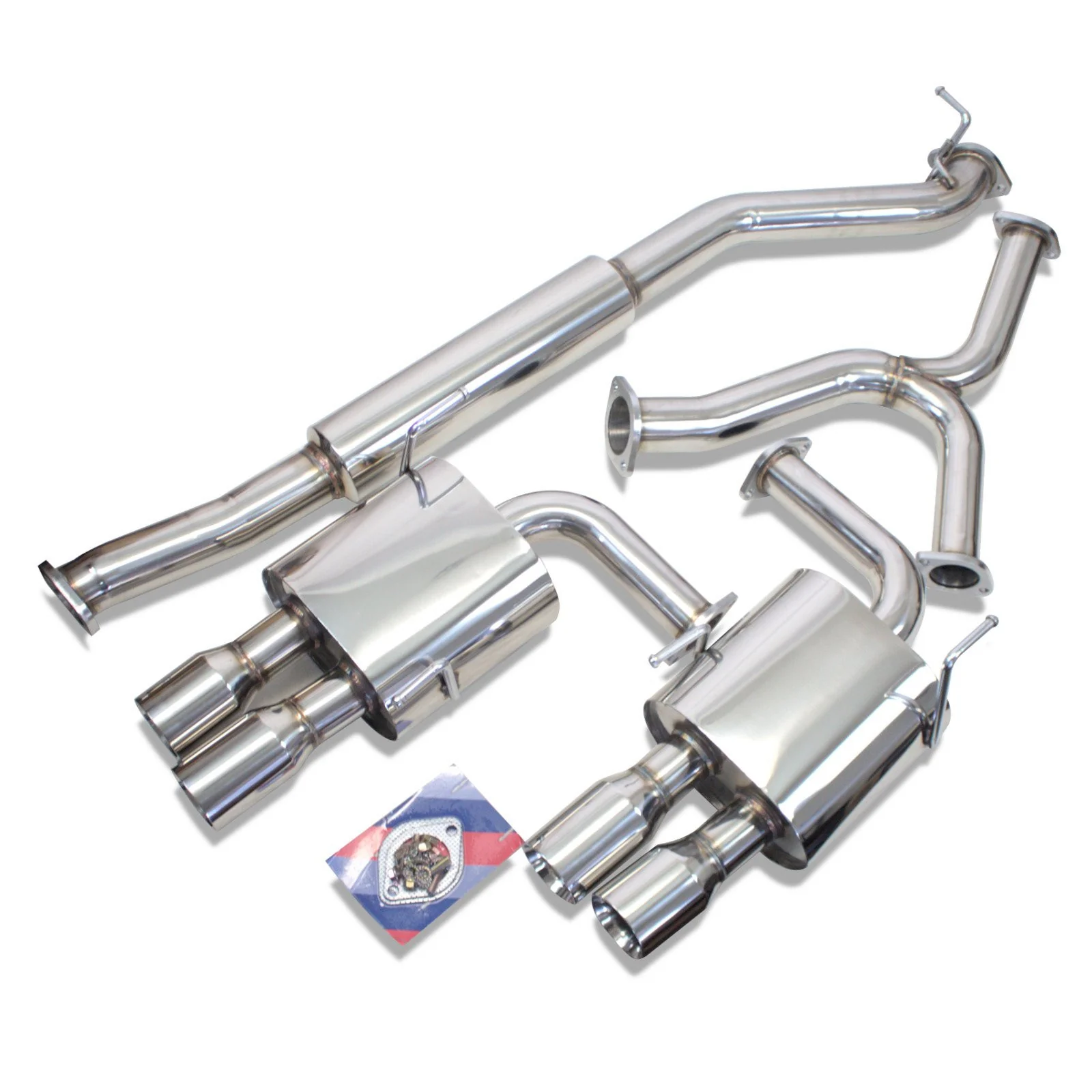 Rev9 Exhaust Subaru WRX & WRX STi Sedan (11-14) WRX & WRX STi (15-21) Dual Tip Dual Muffler 3" Catback