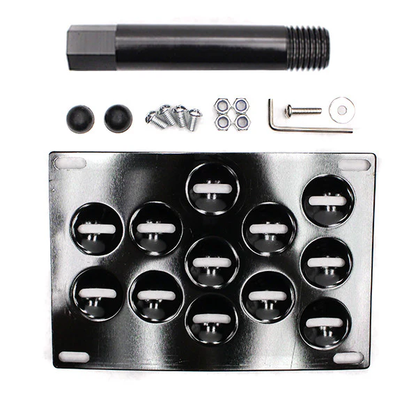 Rev9 License Plate Mounting Kit Honda Fit (15-16) For OEM Tow Hook Location