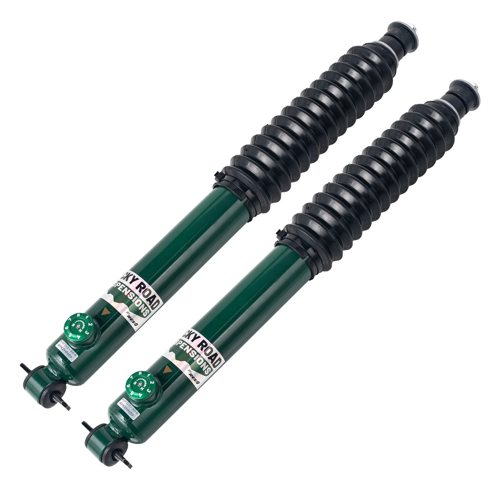 Rev9 Rocky Road Shocks for Jeep Cherokee (1984-2001) Front Up To 1-3" or Rear Up To 2-3" Adjustable Lift